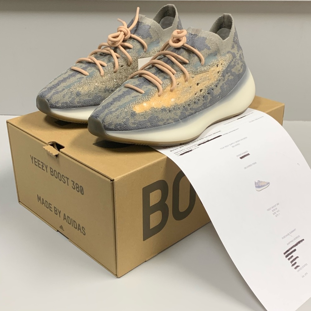 Yeezy Boost 380 Mist Reflective Sz 10.5 Brand New
